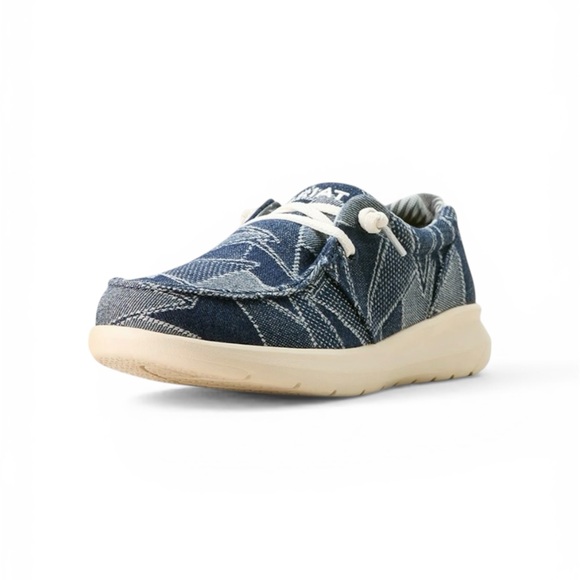 Ariat Hilo Mixed Denim Slip-On Sneakers NWT - Picture 3 of 5